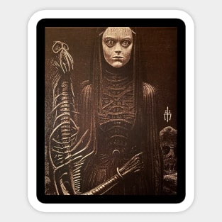 Wednesday Addams Hunting Party Sticker